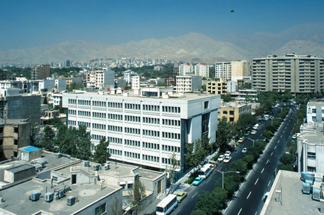 General view over Pardis Office of Bank Refah Kargaran