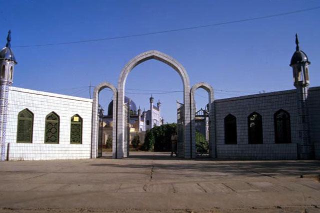 View from courtyard to main gate