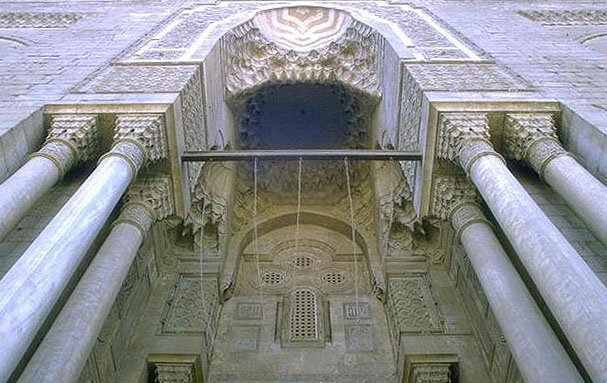 View into portal with muqarnas hood