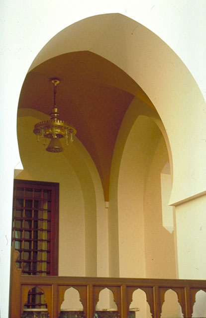 Loggia at  the entry