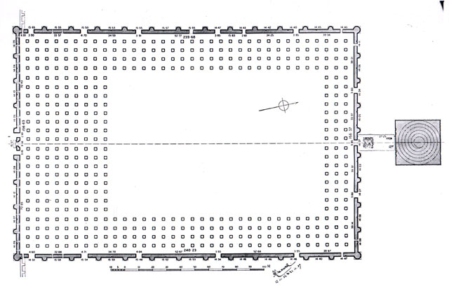 Jami' al-Mutawakkil (Samarra) - Plan of ground floor
