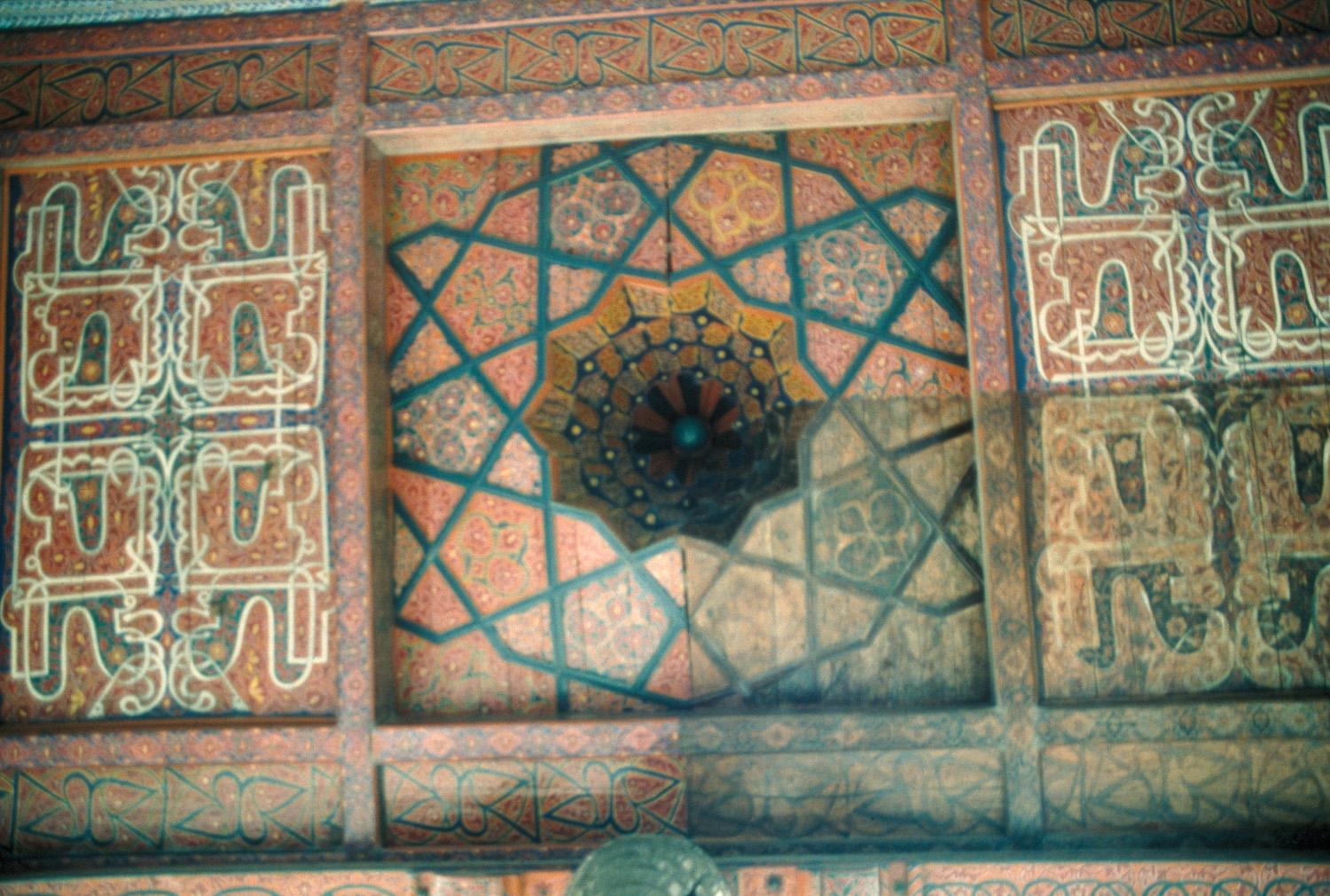 Interior detail of ceiling decoration