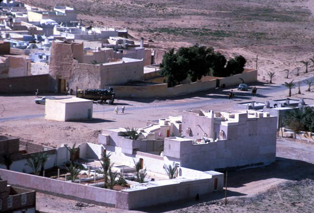 Aerial view to Merghoub residence