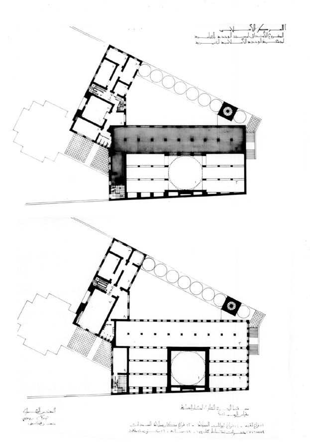 Design drawing: mezzanine and first floor plans, final