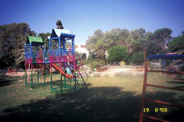 Playground located behind the administration unit