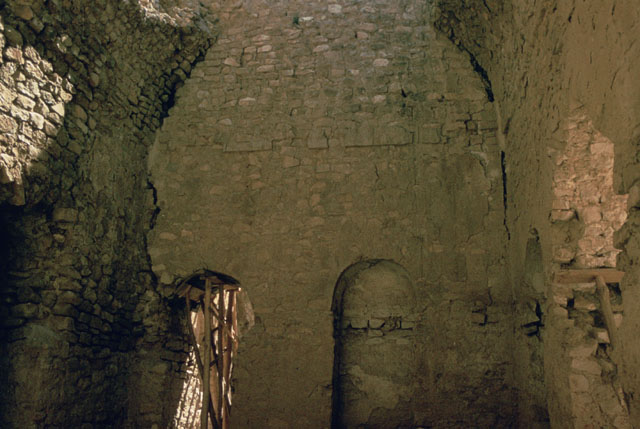 Interior view of a vaulted room