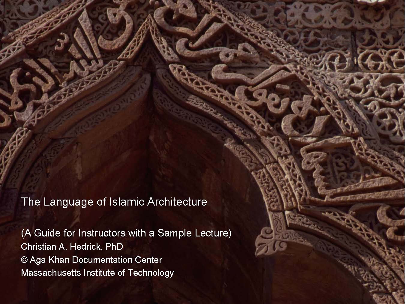 Introduction to Islamic Architecture