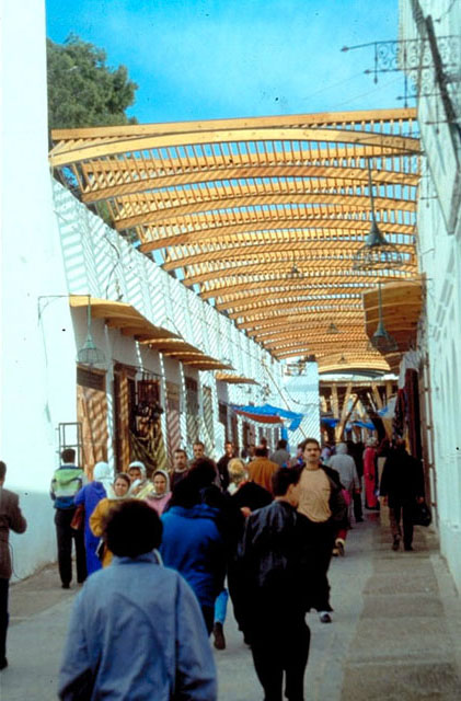 Bazaar, after rehabilitation