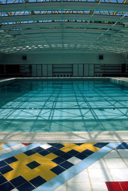 Interior view showing pool