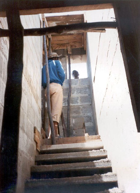 Stair to basement