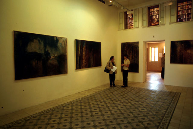 Interior, exhibition space