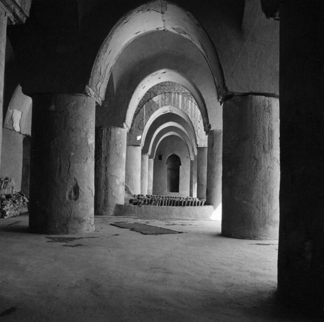 Masjid-i Tarik Khana - Interior view during restoration
