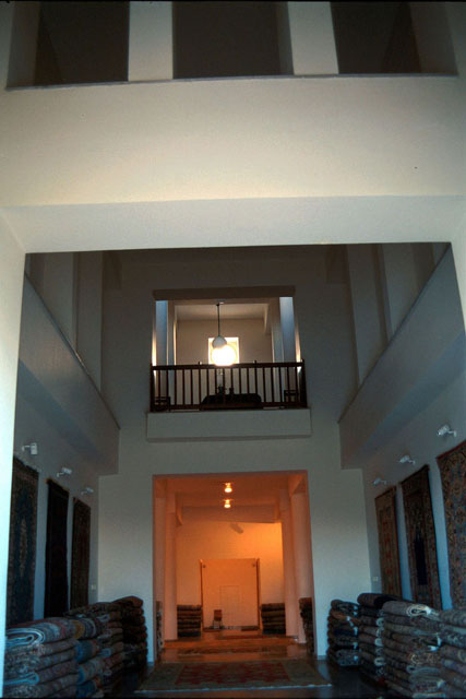 Interior view showing two story gallery