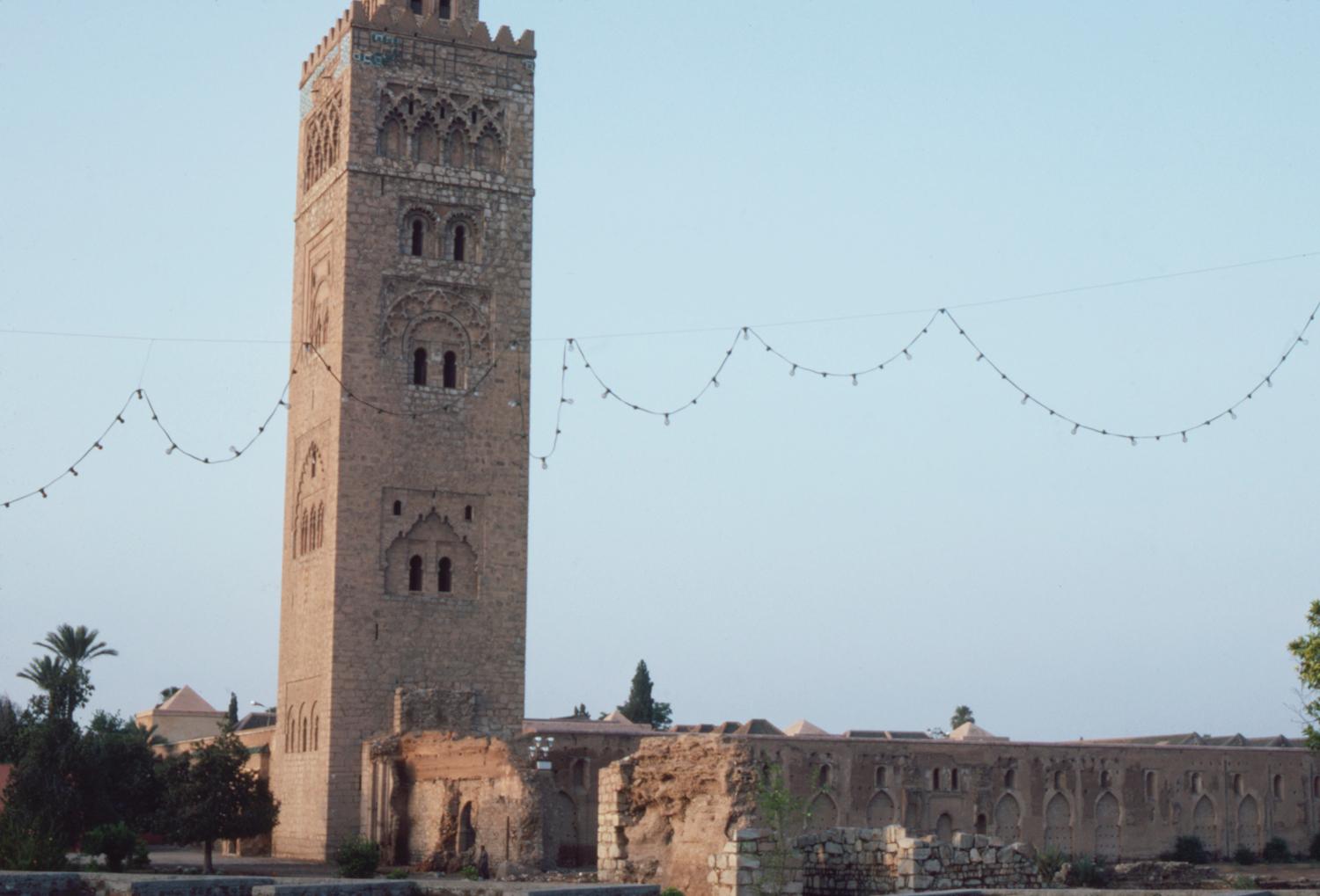 Jami' al-Kutubiyya - <p>View of minaret</p>