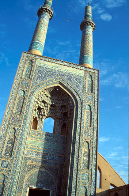 Entry portal and minarets