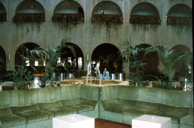 Interior, central lobby