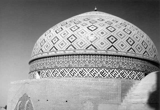 Detail, tile covered dome