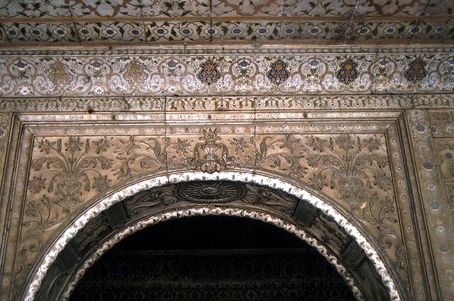 Interior detail of arch and ornamentation