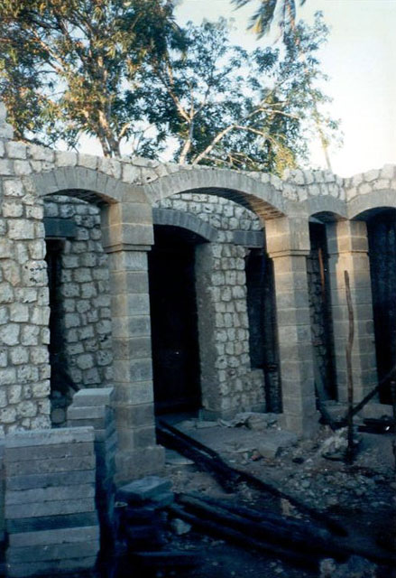 Arches under construction
