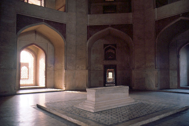 Interior, view of the tomb