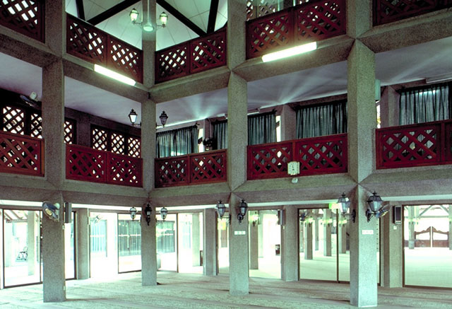 Darul Aman Mosque - Interior, women's gallery overlooking the prayer hall