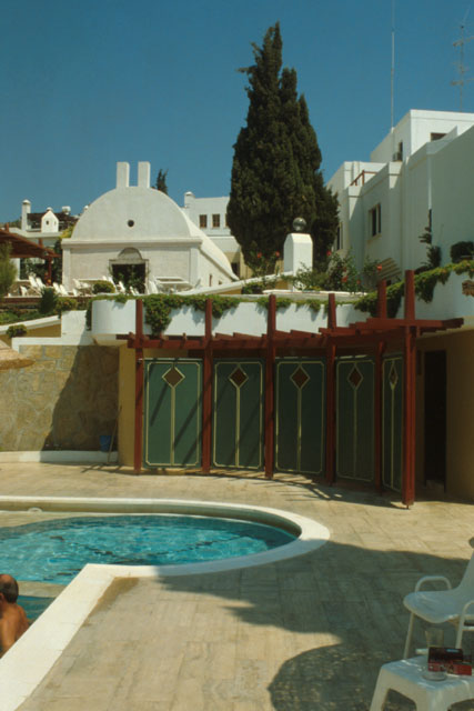 Exterior view at poolside
