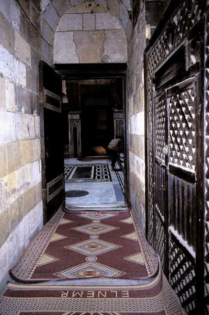 Interior view of entrance passageway