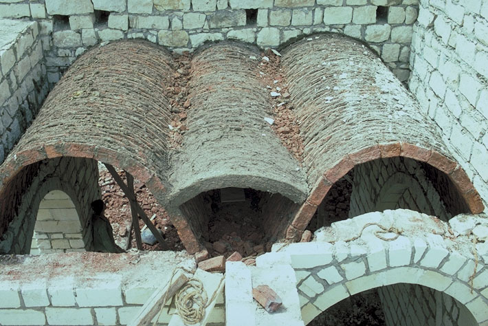Vaults, under construction