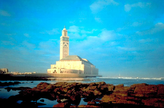 General view to Hassan II Mosque
