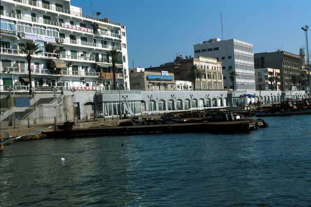 Exterior view, showing harbor