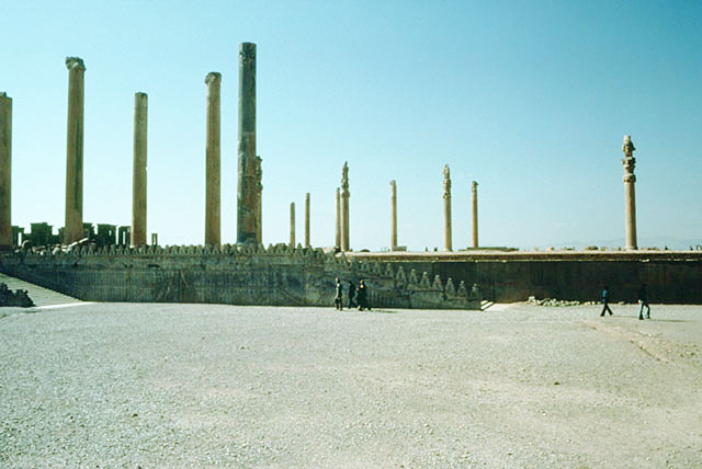 Audience Hall (Apadana) of Darius I: General view from north