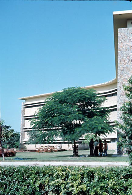 Courtyard façade