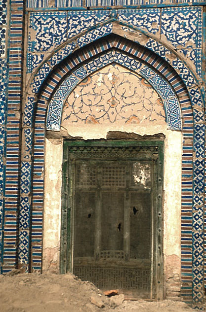 Entrance on eastern façade