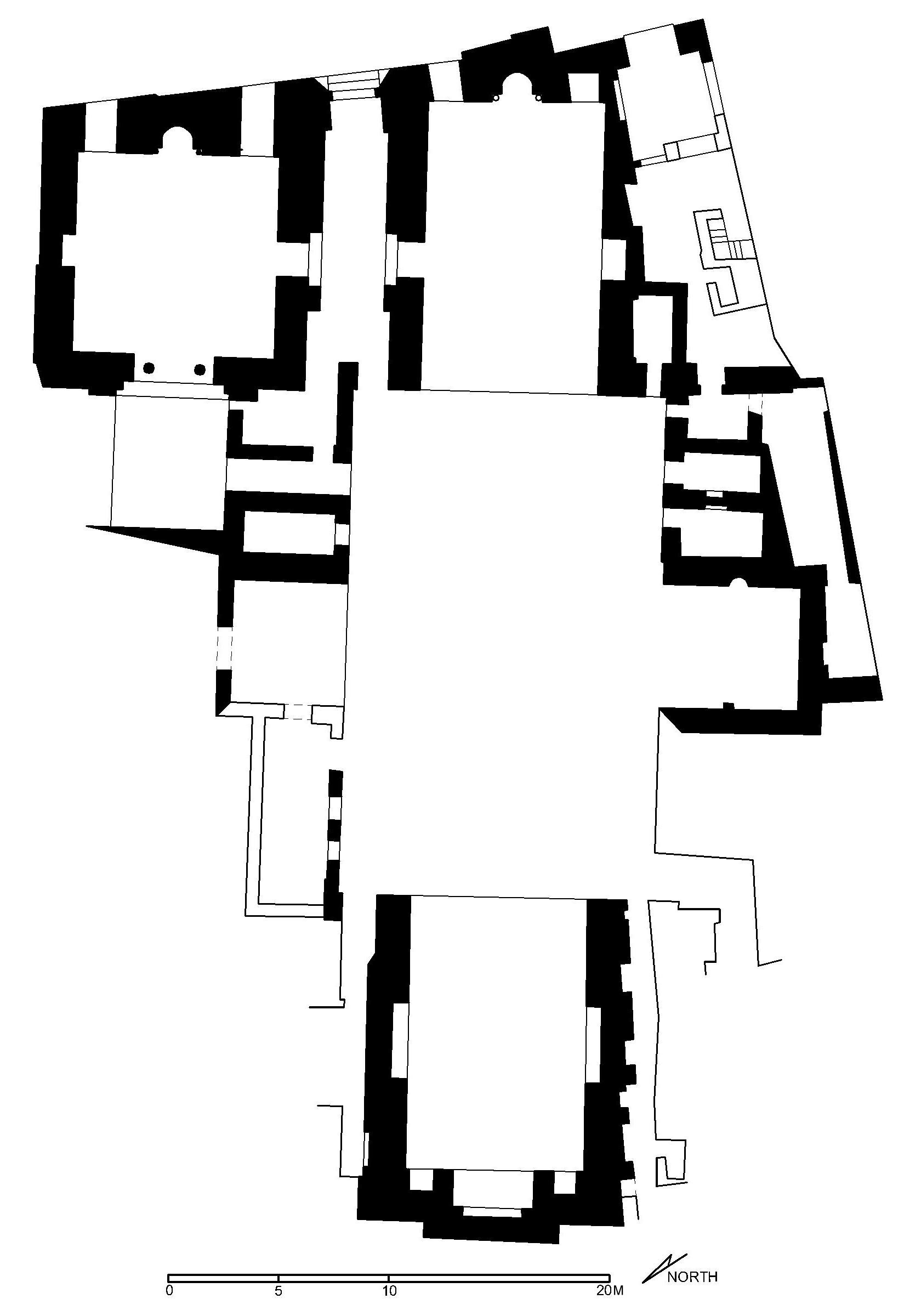 Floor plan of complex (after Meinecke)