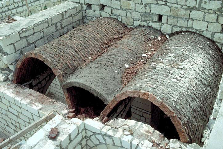 Vault construction, from exterior