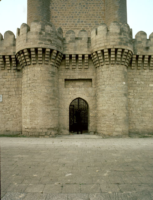 View of main gate on the ramparts