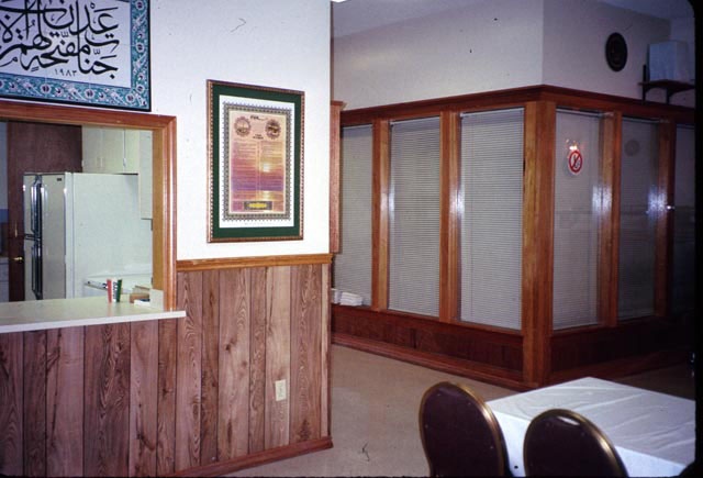 Canadian Turkish Islamic Center - Interior, view to kitchen