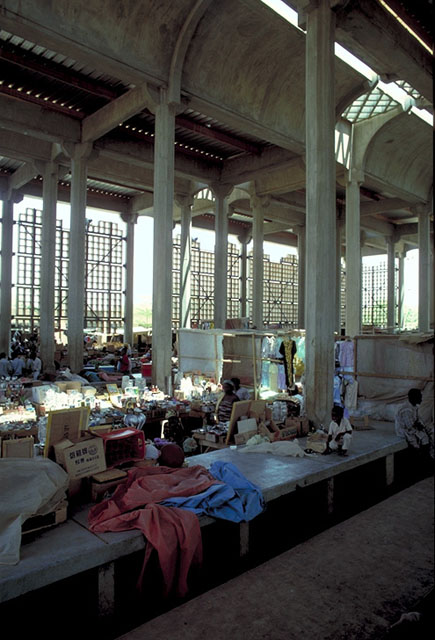 Interior, covered market