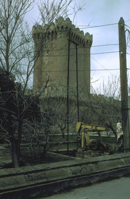 Exterior view of the fortress tower