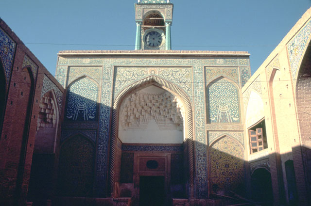 Entrance portal of madrasa from bazaar
