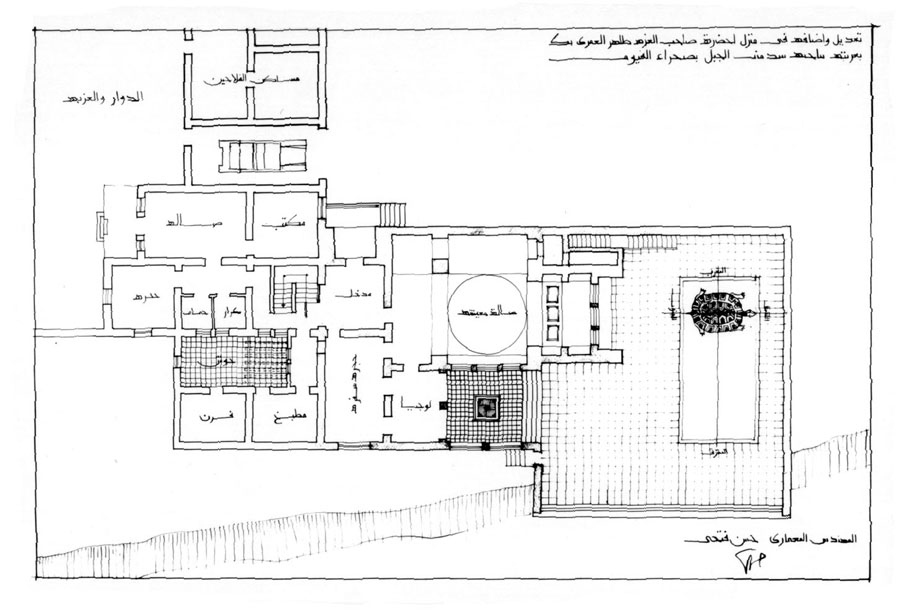 Design drawing: ground floor plan