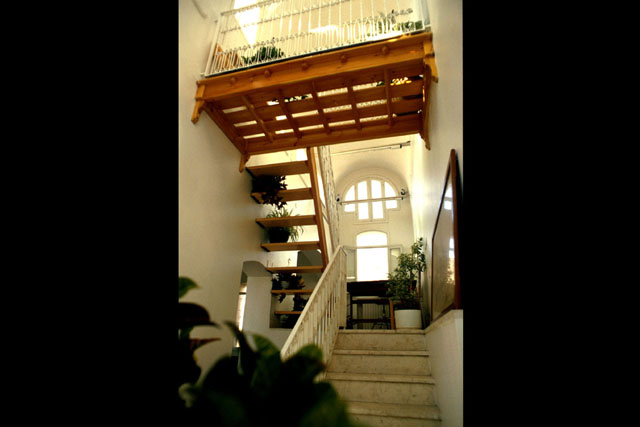 Interior view of stairwell