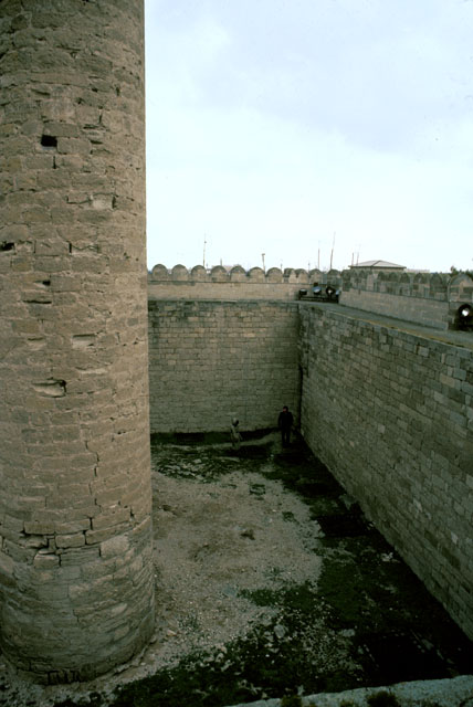View the fortress courtyard