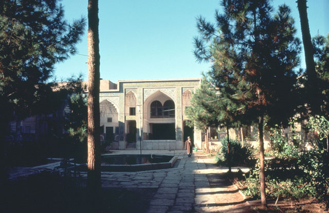 Madrasa courtyard, looking towards south iwan
