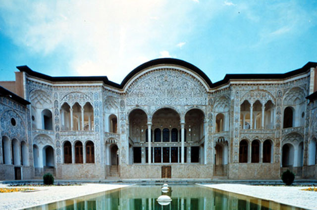 Courtyard façade, after restoration