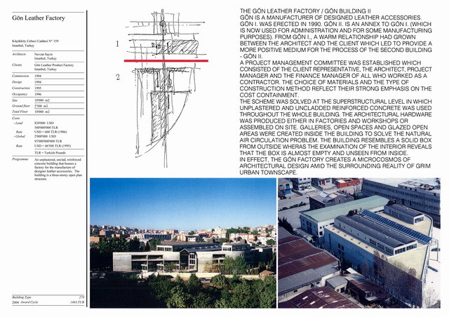 Presentation panel with project description, plan sketch and photographs