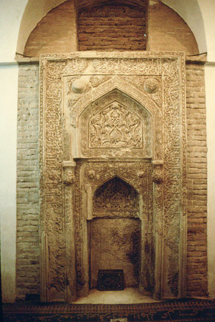 View of mihrab