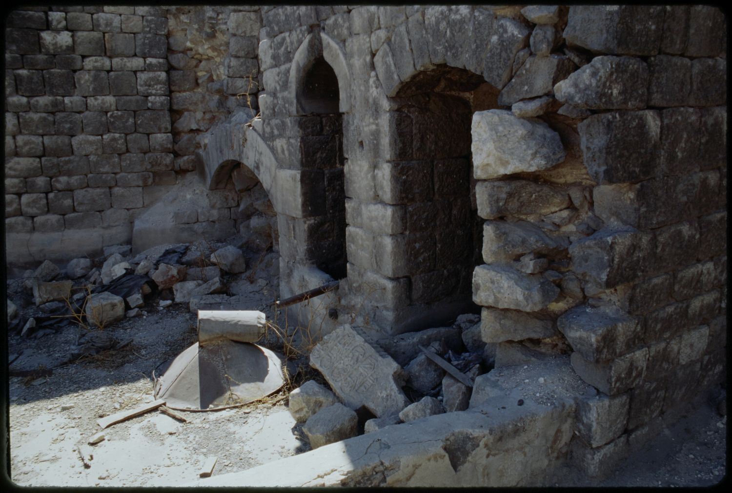 Remnants of old city edge near Bab al-Nasr
