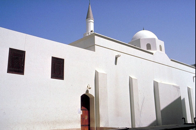 East façade and qibla wall