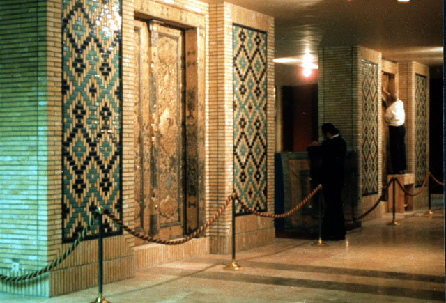 Interior, wall mosaic